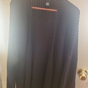 Black side lacing girls cardigan hot topic